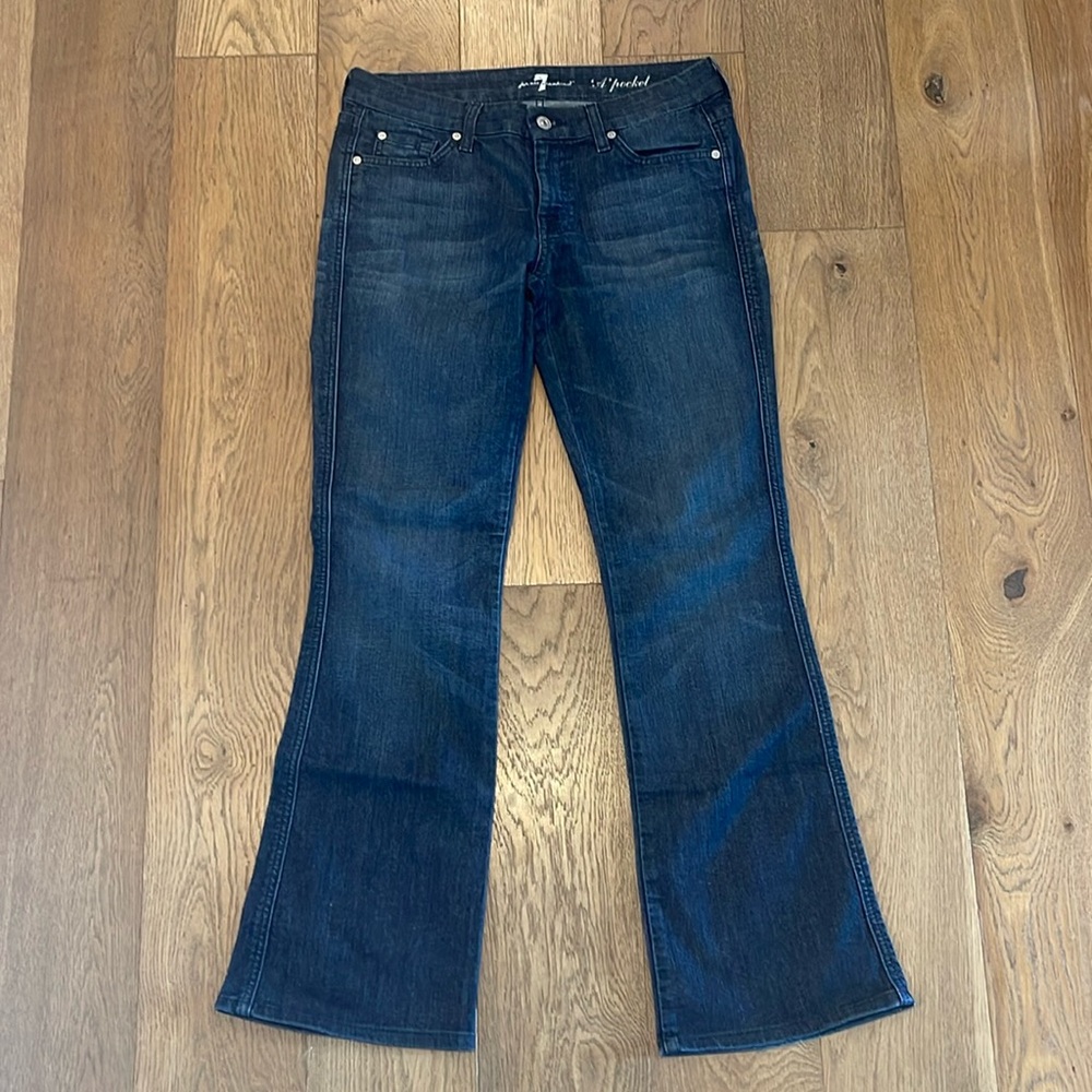 7 For All Mankind Bedazzled A Pocket Jeans - 28